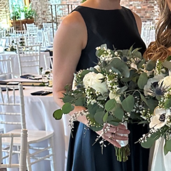 Azazie Navy Dress - Picture 5 of 6